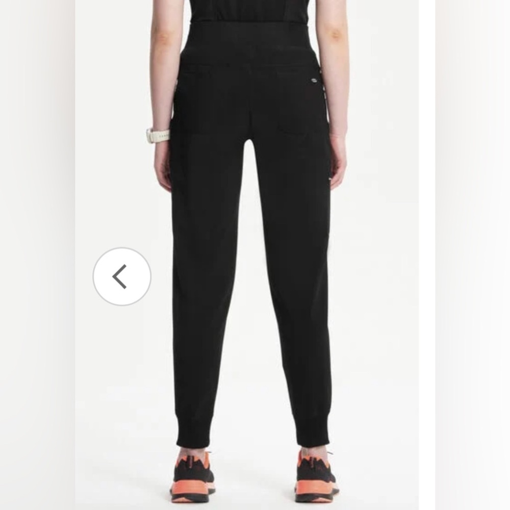 Black Cherokee elastic waistband jogger scrub pants